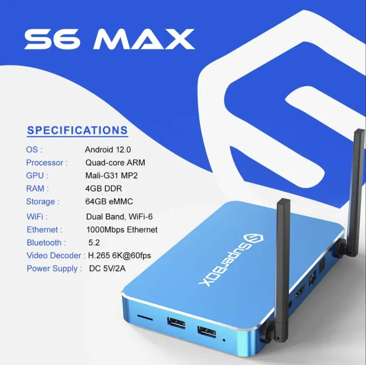 2025 Superbox S6 MAX